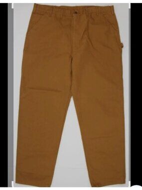 Carhartt Utility Work Pants 44x36 Men’s Brown Loose Fit Washed Duck BN0011-M NWT